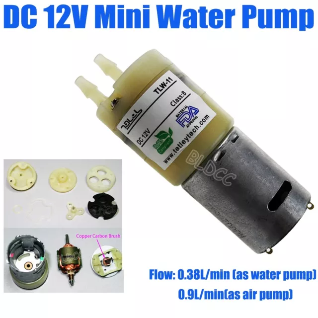5V 6V 12V DC Micro Water Pump 370 Diaphragm Solar Air Pump Fishing Oxygen  Pump $9.49 - PicClick