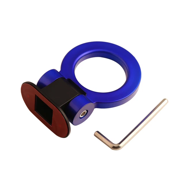 Gancio di traino universale anello track racing style decorazione per ogni auto SUV