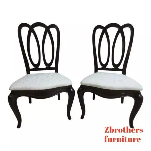 Pair Pennsylvania House New Standards Ribbon Pretzel Back Dining Side Chairs  A
