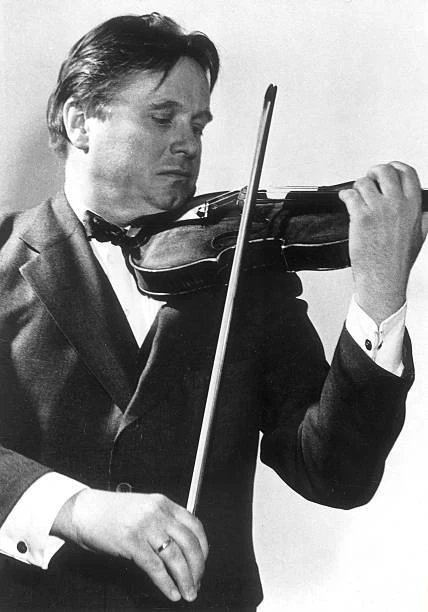 FAMOUS GERMAN VIOLIN Player Violinist Adolf Busch c1950 Old