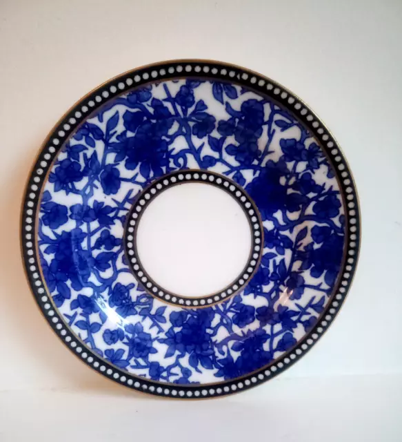 6 Coalport Blue & White Japanese Blossom  Salad- Luncheon Plates Good Condition