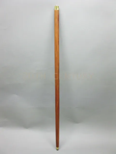 Rosewood Sheesham Wooden Walking Cane Stick without Handle Victorian 93cm style