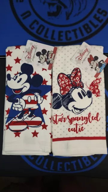 Disney Mickey Minnie Mouse 6 Kitchen Dish Towels 16x26 New FREE SHIPPING