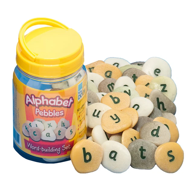 YELLOW DOOR US LLC YUS1002 Alphabet Pebbles Word-Building Set