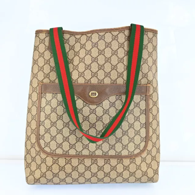 Vintage Gucci Mini Sherry Line GG Tote Bag Pink –