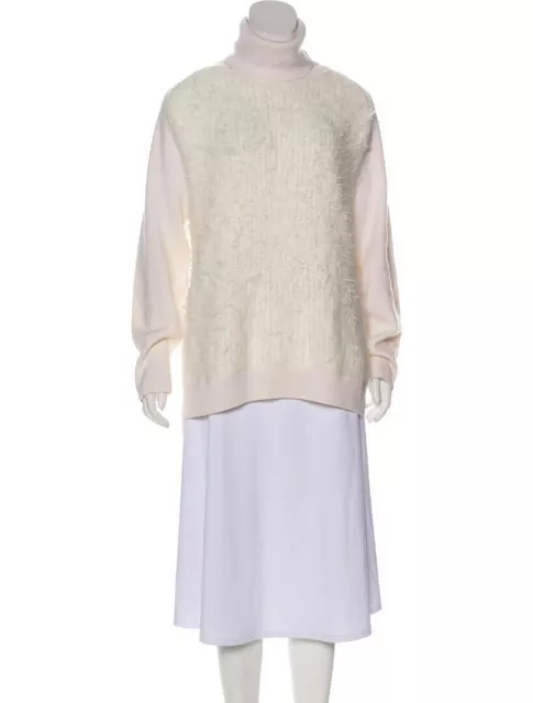 3.1 Phillip Lim Womens Angora Wool Long Sleeve Turtleneck Sweater Size XS