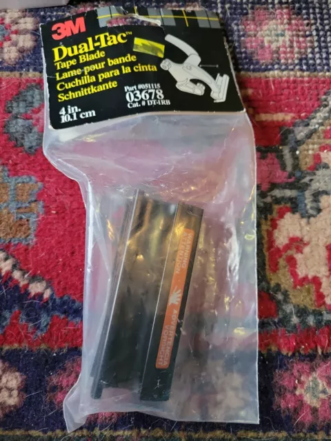 Genuine Dual Tac Tape  Blade 4"