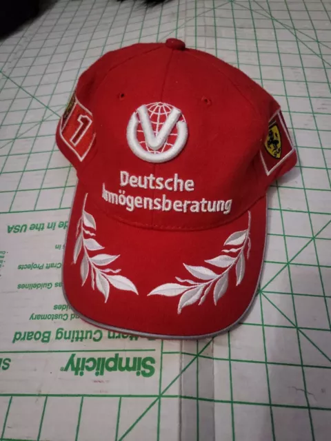 Michael Schumacher F1 World Champion 2000 Ferrari Formula 1 One Vintage Hat Cap