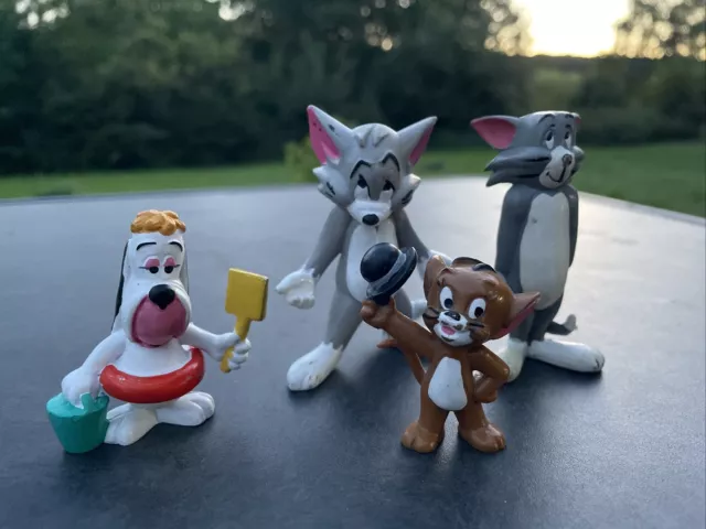 TOM und JERRY SCHLEICH + Bully 4 Figuren Tom Jerry Drops