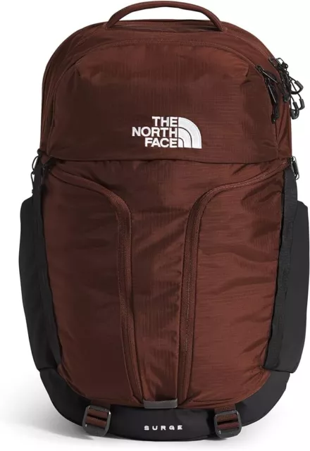 The North Face Surge Men's Backpack - Dark Oak/TNF Black