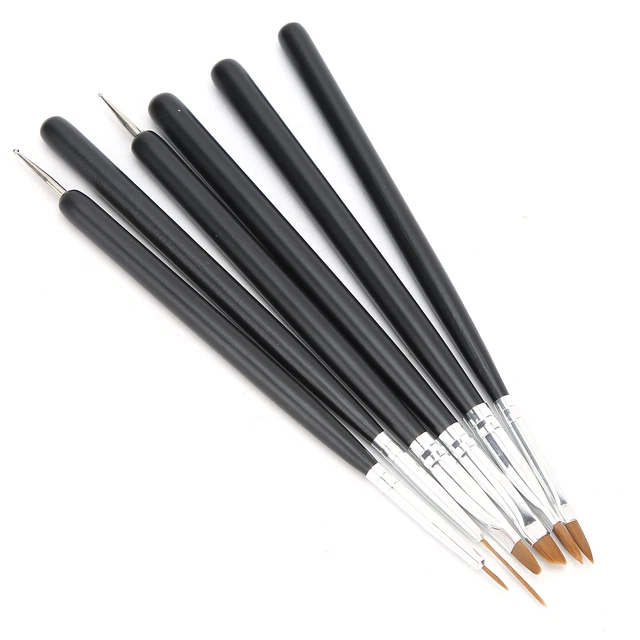 6 Set Pennelli Per Pittura Ad Acquerello Pennelli Per Pittura Ad Olio Con Manico