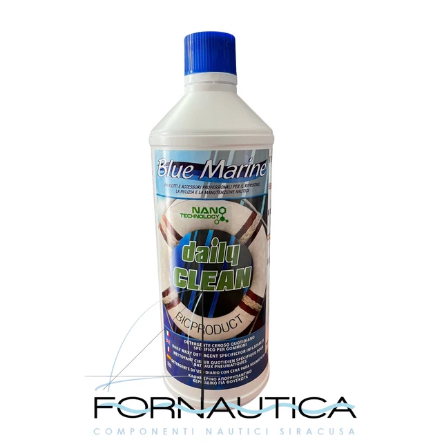 Blue Marine Daily Clean - Detergente Shampoo Con Cera Specifico Per Gommoni 1 Lt