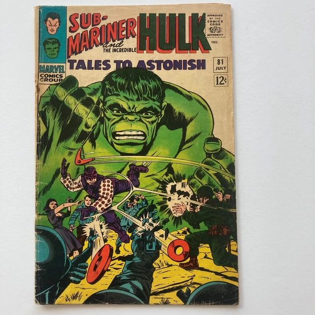 Tales to Astonish, Hulk Lot of 7 Issues # 81, 86, 87, 92, 96, 100, 101 (1966/67) 2