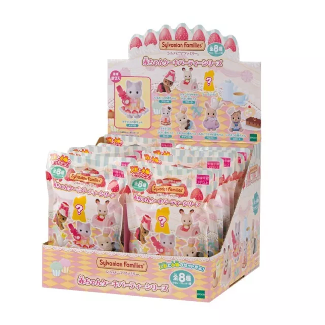 Sylvanian Families Baby Collection Baby Cake Fiesta Serie Caja 16 Paquetes Japón Nuevo