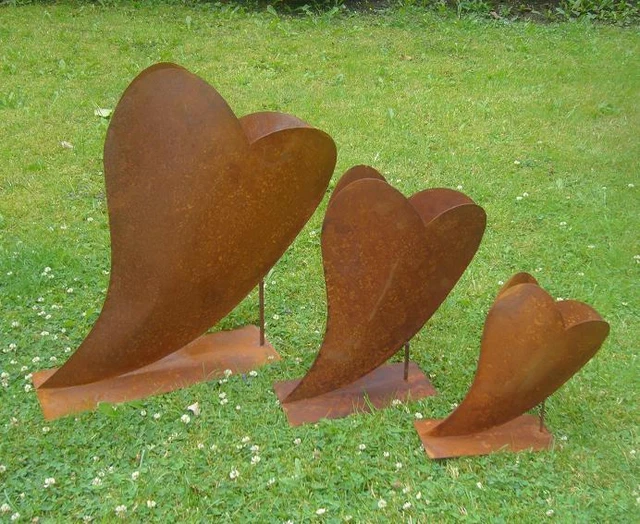 31+ Deko Herz Metall Garten, Sie können die drei herzen als