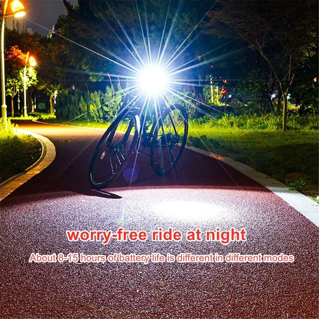 poche Lampe MTb pour bicyclettes Projecteurs LED Phares de vélo Lampe à casque
