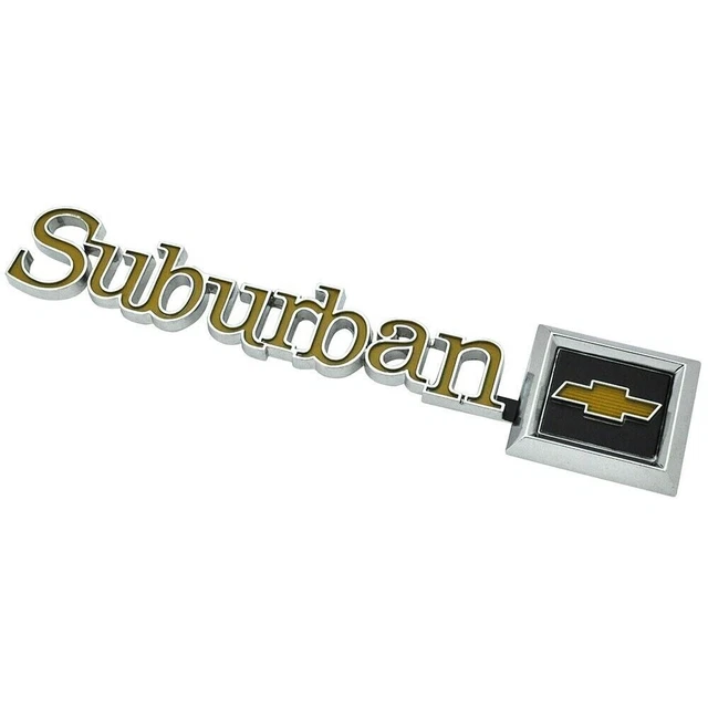 73-88 Suburban Rear Tail Gate Or Barn Door Emblem GM 14016626 OEM Quality 2