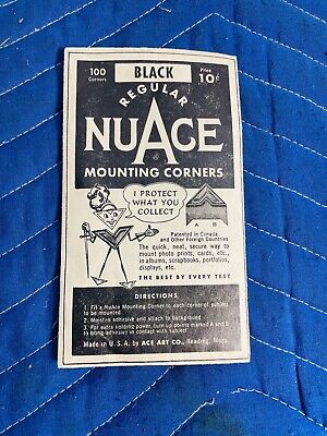 Vintage Nuage regular de montaje las esquinas Negro scrapbooking manualidades de fotografía