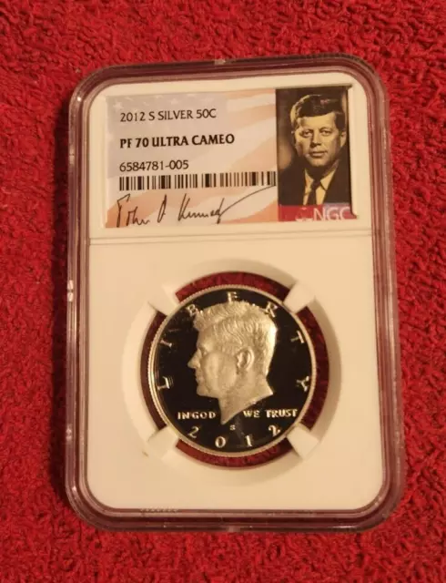 2012 s silver Kennedy half dollar NGC PF 70 Ultra Cameo