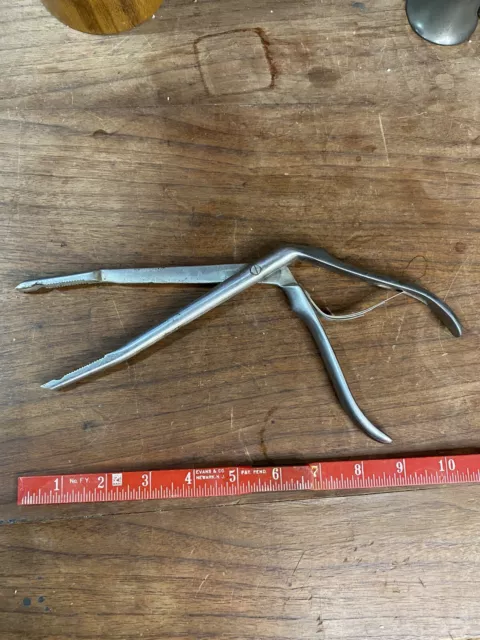 ANTIQUE MEDICAL BARD-PARKER Surgical Forceps Transfer Oddity Gore ...