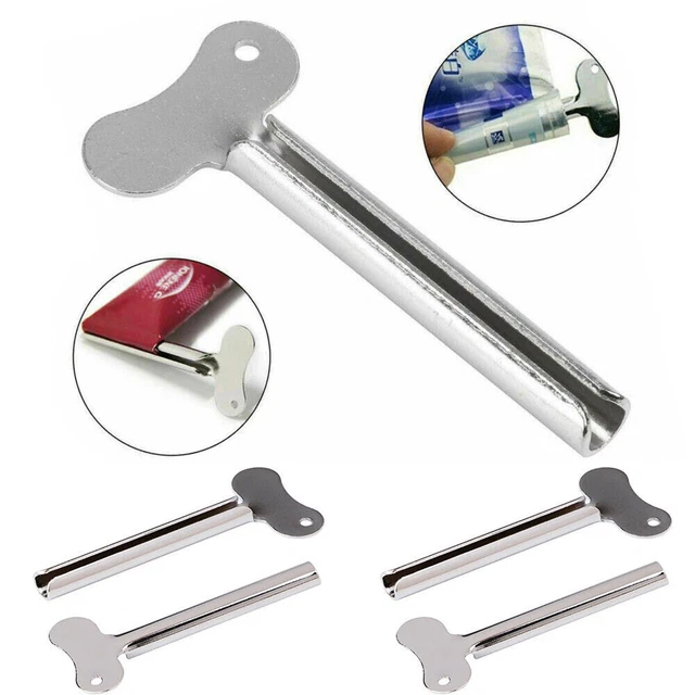 Spremi Tubo In Acciaio Inox - Per Dentifricio, Creme E Coloranti, Doppio Pack - Foto 3