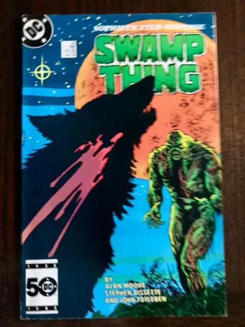 Saga of the Swamp Thing 40 Moore Bissette Totleben (1985) - FN