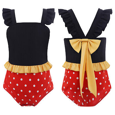 Infant Baby Girls Polka Dots Print Romper Sleeveless Bodyusit Newborn Jumpsuit