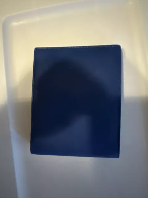 LEATHER PASSPORT WALLET rfid blocking Blue $9.99 - PicClick