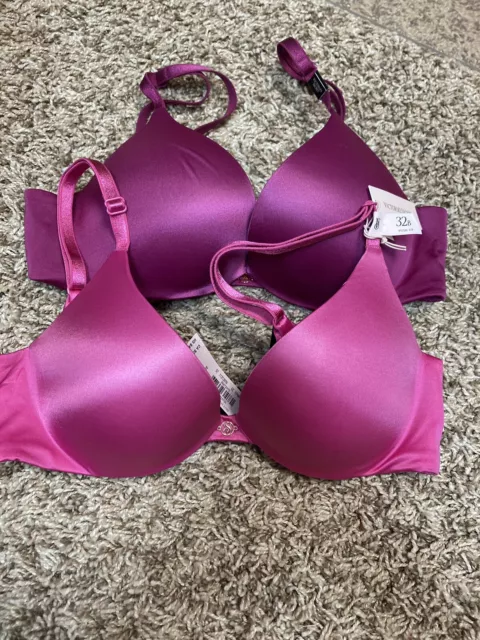 SO OBSESSED BY VICTORIA'S SECRET ADD 1 1/2 CUPS RACERBACK PUSH UP BRA size  34 D $32.99 - PicClick