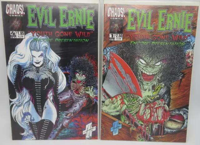 Evil Ernie: Youth Gone Wild Encore Presentation #1,4 (1996) NM Lady Death