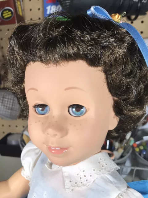 Rescued and Refurbished 1960’s Vintage Chatty Cathy Doll with Stand