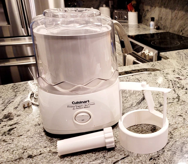 Cuisinart ICE-20 Frozen Yogurt, Ice Cream & Sorbet Maker - Barely Used