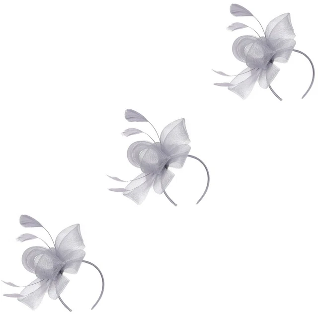 3x Cappello Tea Party Donna Fascinator Cappello Fascia