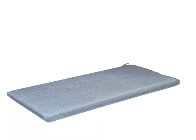 Modern Summer Range Geometric Pattern Grey Bench Pad