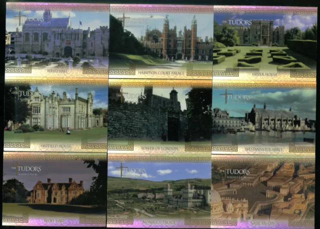 THE TUDORS SEASONS I,II & III Breygent Complete "LOCATION" Chase Card Set