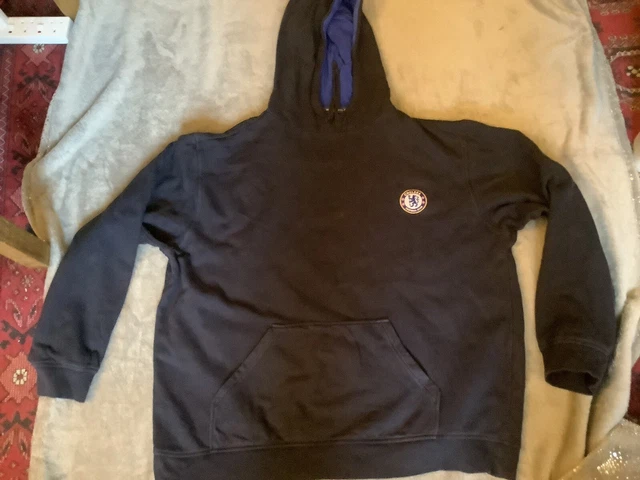 Chelsea FC marineblaues Hoodie-Top - Größe XXL