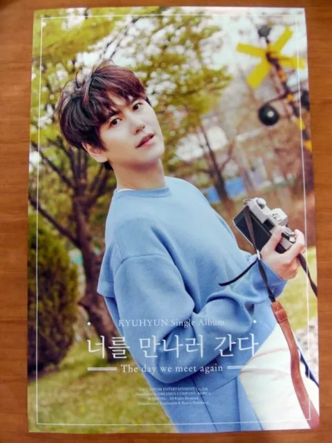 KYUHYUN (SUPER JUNIOR) - The Day We Meet Again [OFFICIAL] POSTER K-POP *NEW*