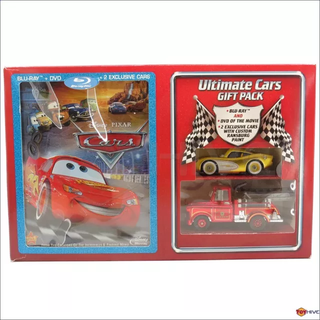 DISNEY PIXAR CARS Ultimate Gift Pack Ransburg Lightning McQueen Mater Blu  Ray $79.98 - PicClick