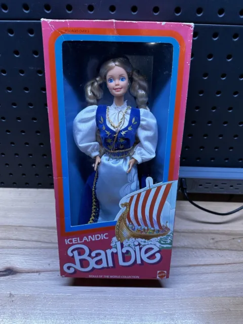 1986 Mattel Barbie Dolls Of The World DOTW NRFB Icelandic