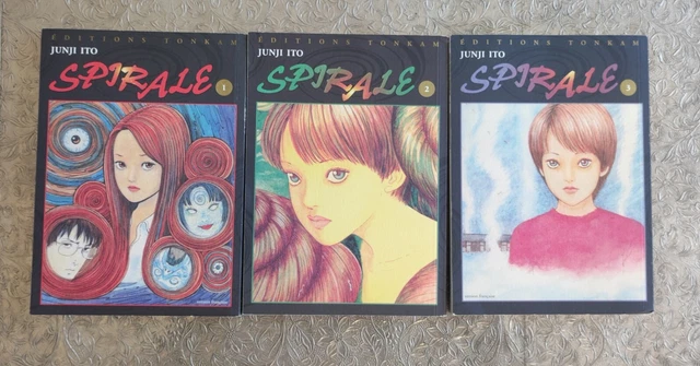 MANGA SPIRALE DE Junji Ito Collection Intégrale Complète Du Tome 1 à 3