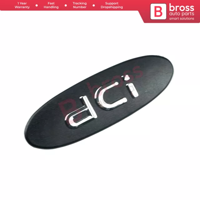 BSP572 schwarz dci Abzeichen Monogramm Emblem für Renault Clio MK2 Kangoo 8200083505