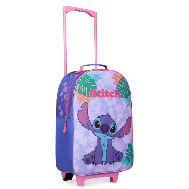 Disney Kids Stitch Trolley Bag Suitcase Luggage