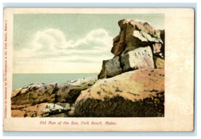 c1900's The Old Man Of The Sea, York Beach Maine ME Unposted Antique Postcard