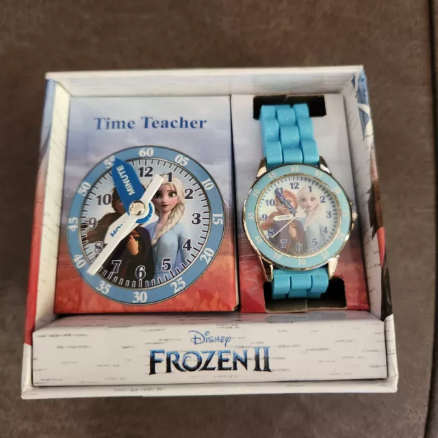 NIB Disney Frozen 2 Kids Time Teacher Wrist Watch