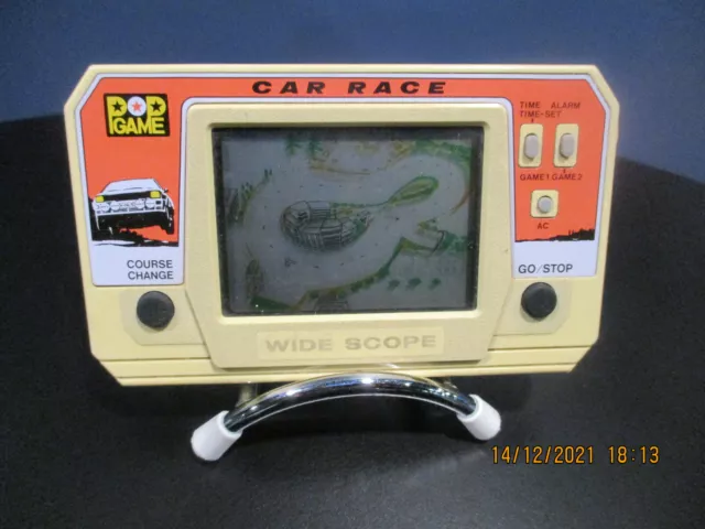 CAR RACE pop game  vintage années 1980 LCD Jeu électronique Matsushita japan
