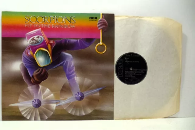 SCORPIONS fly to the rainbow LP EX+/EX, NL 70 084, vinyl, album, hard rock, 1985