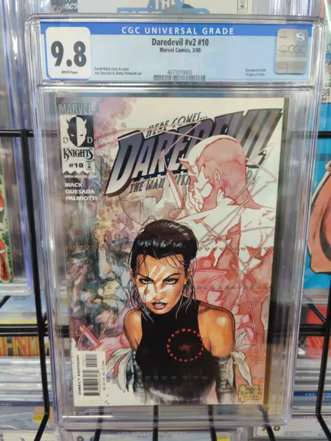 Daredevil #10 (2000) - Cgc Grade 9.8 - 1St Echo Cover Appearance & Origin Story!