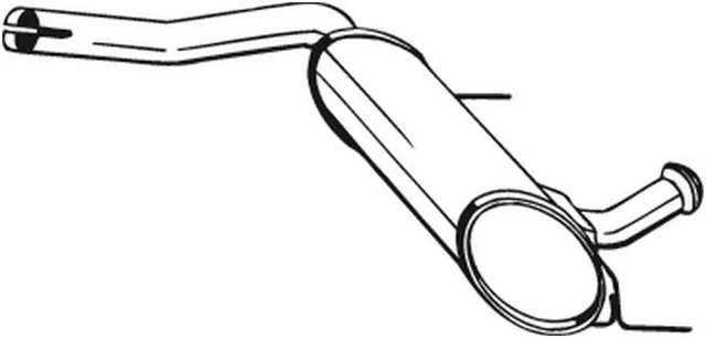 Silenziatore centrale BOSAL 200-729 per RENAULT LAGUNA 1 B56A B56S B56Z K56S K56Z