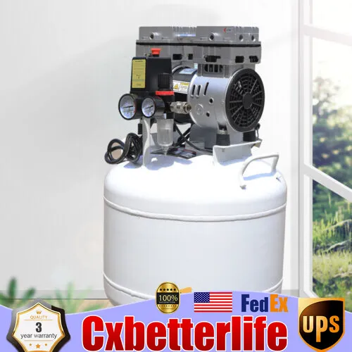 Air Pumps Dental Air Compressor Vacuum Systems Oil Free Silent  0.75KW