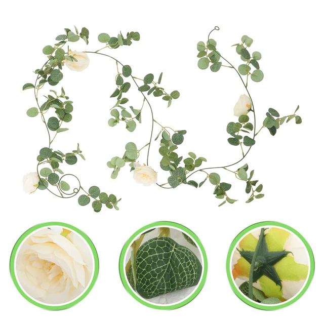 EKJANEPE Weihnachtsgirlande Aus Zedernholz - 1,8 Meter Künstliche Tannengirlande